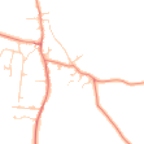 Daytime road noise heatmap for S26 7WD