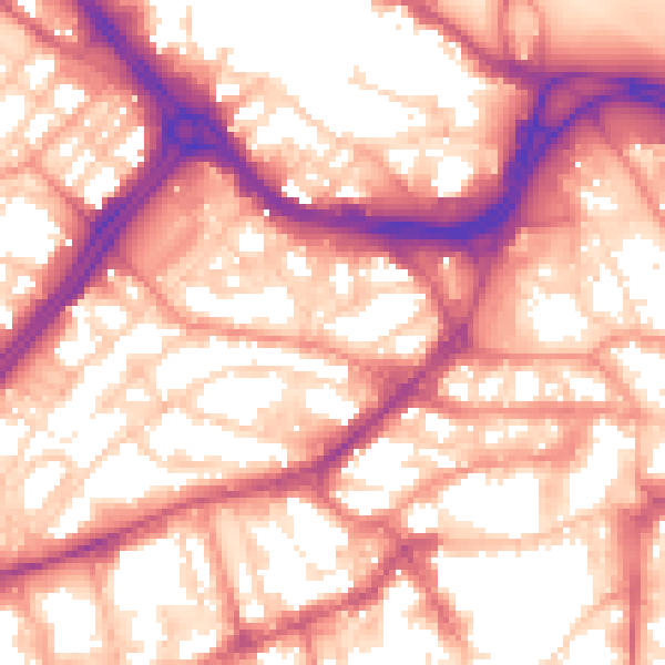 Daytime road noise heatmap for S3 7AF