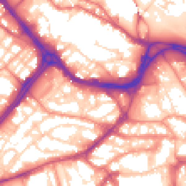 Daytime road noise heatmap for S3 7AG