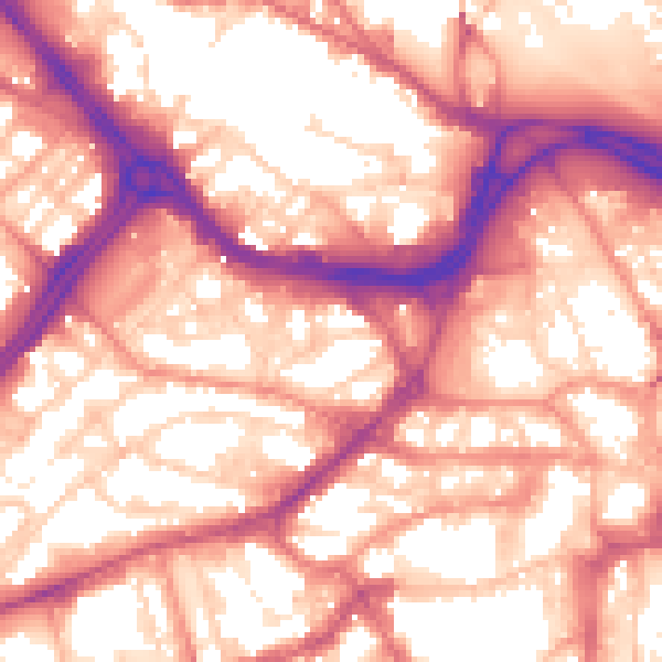 Daytime road noise heatmap for S3 7AH