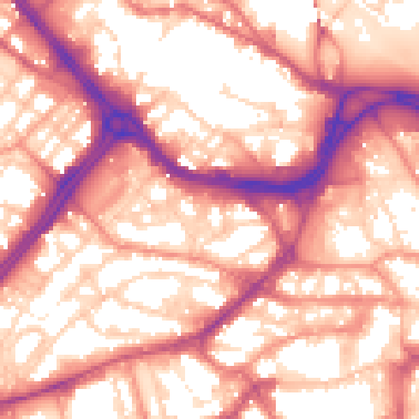 Daytime road noise heatmap for S3 7AJ