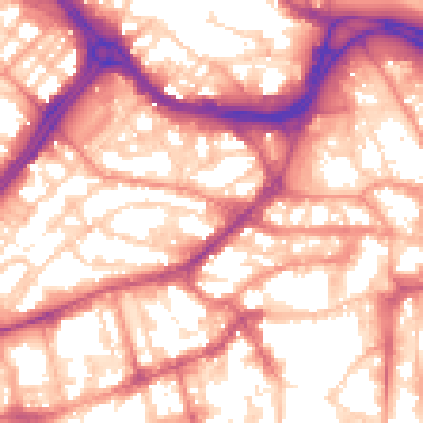 Daytime road noise heatmap for S3 7AQ