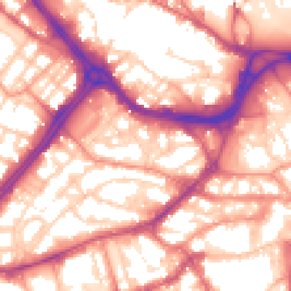 Daytime road noise heatmap for S3 7AR