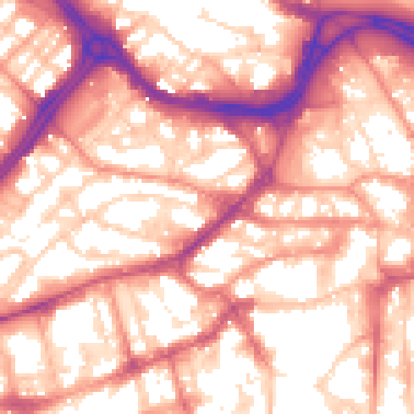 Daytime road noise heatmap for S3 7AT