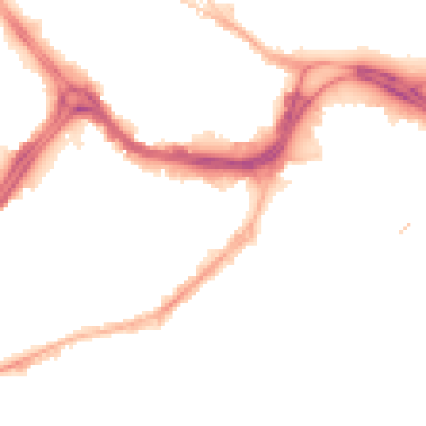 Night-time road noise heatmap for S3 7BG