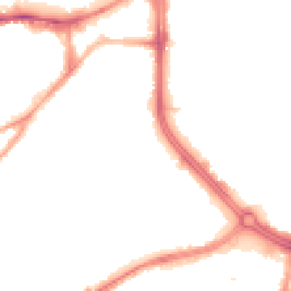 Night-time road noise heatmap for S3 7BR