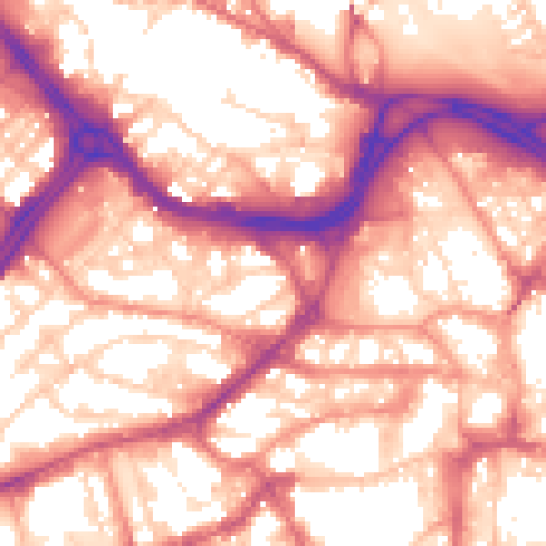 Daytime road noise heatmap for S3 7BZ