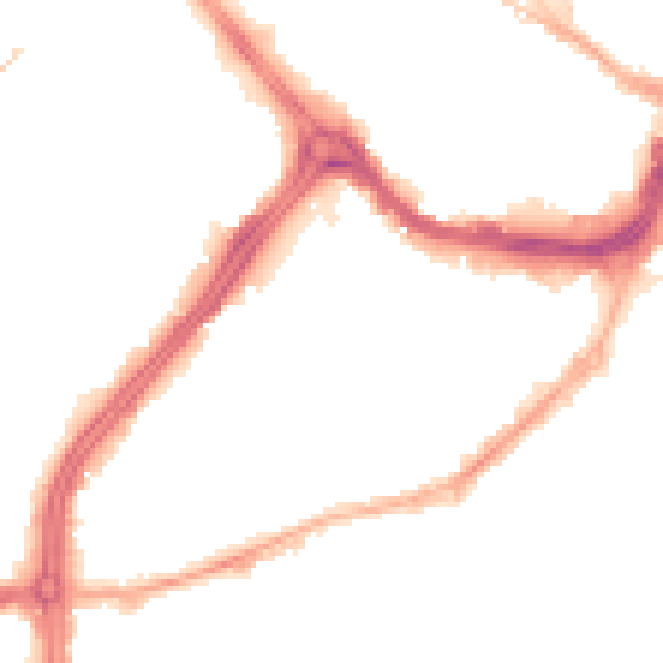 Night-time road noise heatmap for S3 7DJ