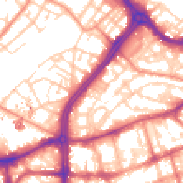 Daytime road noise heatmap for S3 7DS