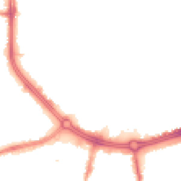 Night-time road noise heatmap for S3 7EB