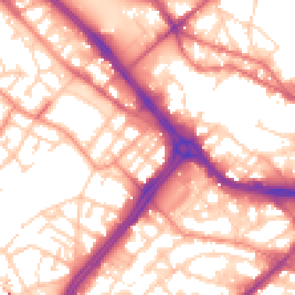 Daytime road noise heatmap for S3 7ER