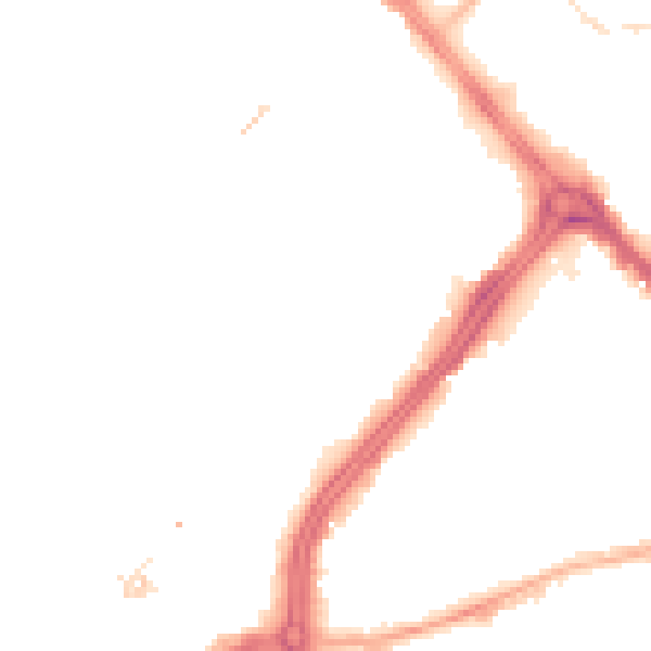 Night-time road noise heatmap for S3 7PQ