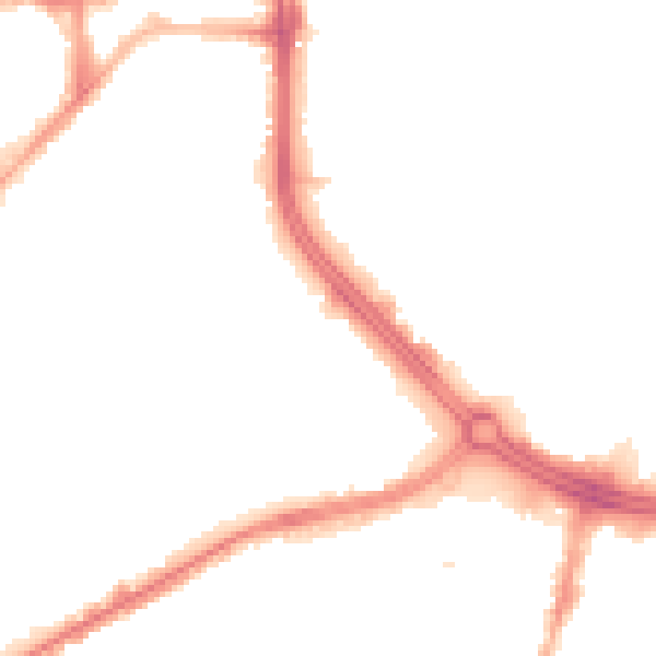 Night-time road noise heatmap for S3 7WT