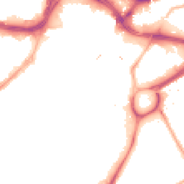 Night-time road noise heatmap for S3 8LF