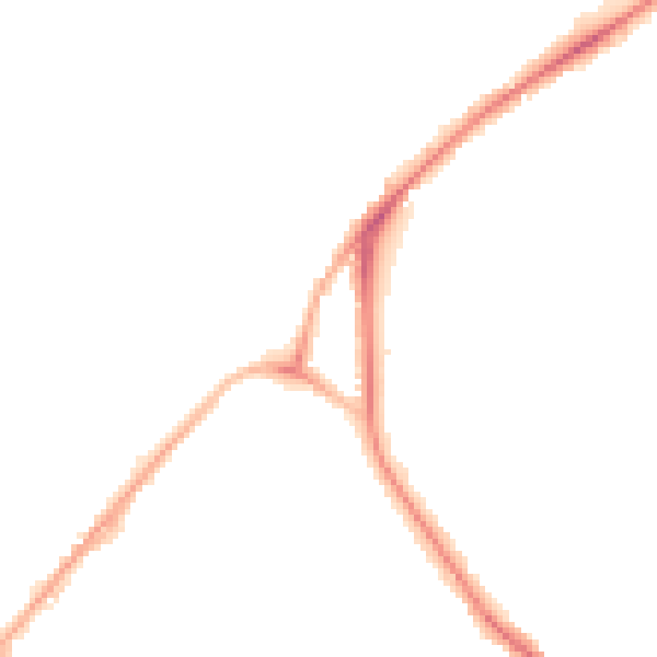 Night-time road noise heatmap for S3 9BD