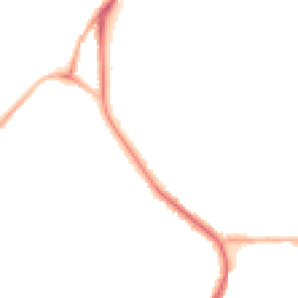 Night-time road noise heatmap for S3 9DP