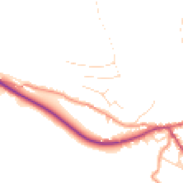 Daytime road noise heatmap for S32 1AS