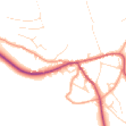 Daytime road noise heatmap for S32 1AT
