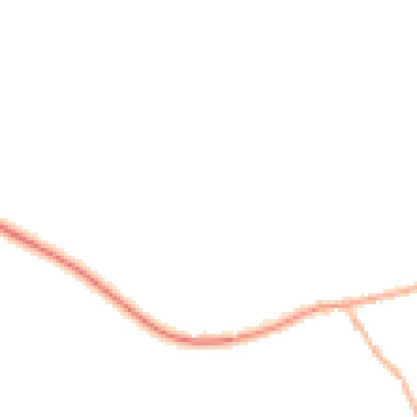 Night-time road noise heatmap for S32 1AW