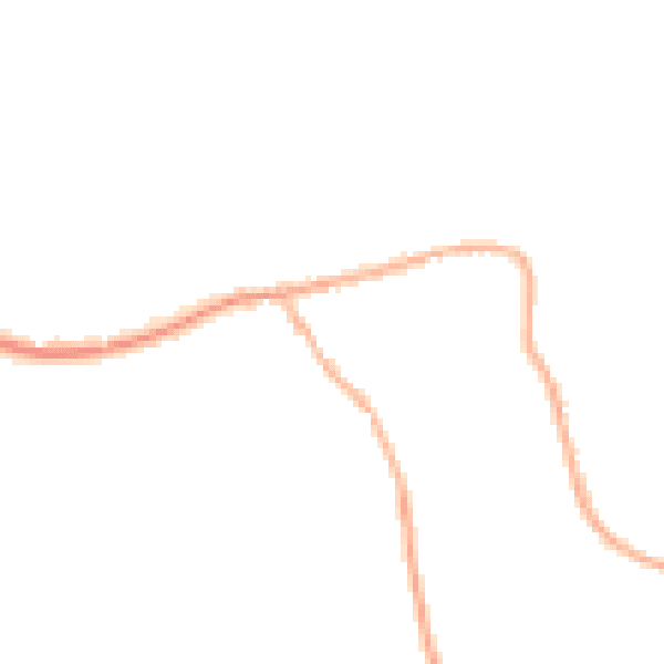 Night-time road noise heatmap for S32 1BL