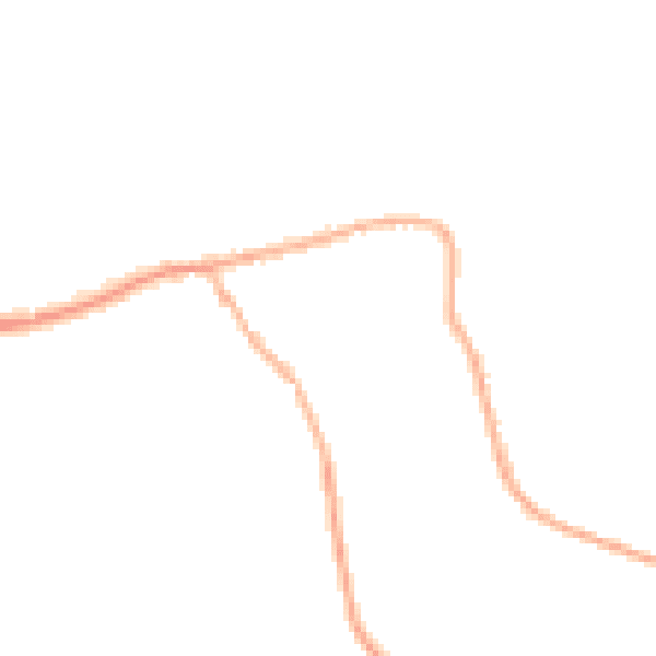 Night-time road noise heatmap for S32 1BN