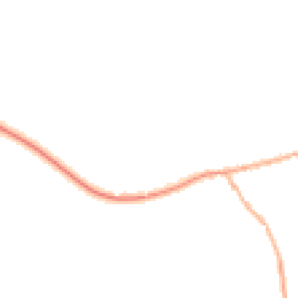 Night-time road noise heatmap for S32 1DE