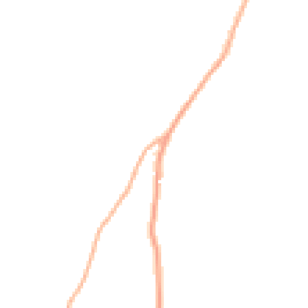 Night-time road noise heatmap for S32 2HW