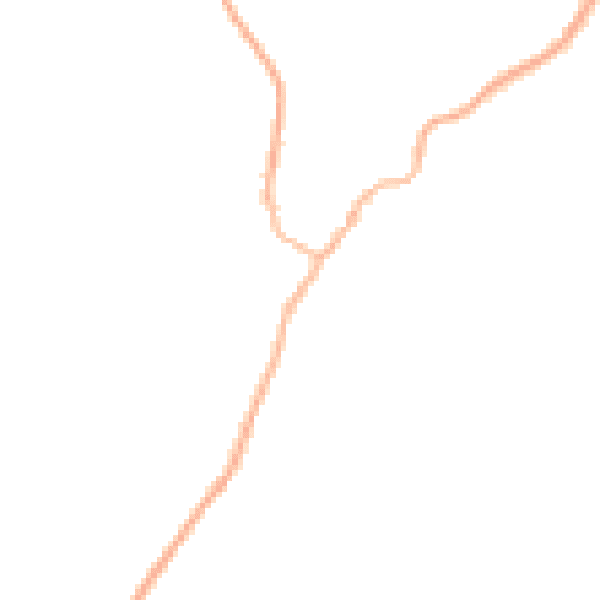 Night-time road noise heatmap for S32 2JN