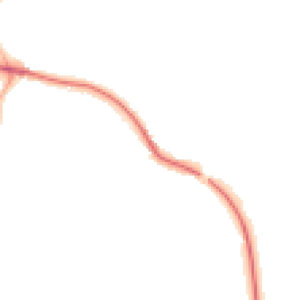 Night-time road noise heatmap for S32 3AD