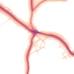 Daytime road noise heatmap for S32 3WY