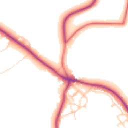 Daytime road noise heatmap for S32 3XH