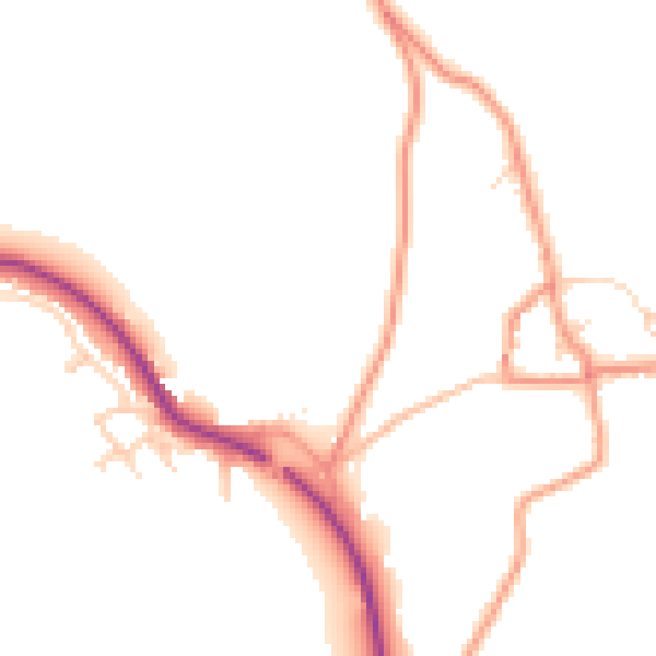 Daytime road noise heatmap for S32 3YY