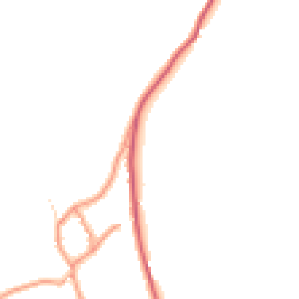 Daytime road noise heatmap for S32 3ZJ