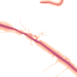 Daytime road noise heatmap for S32 4TN