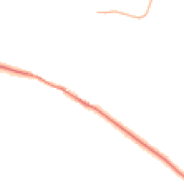 Night-time road noise heatmap for S32 4TU