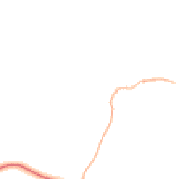 Night-time road noise heatmap for S32 5QH
