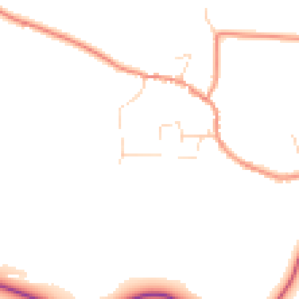 Daytime road noise heatmap for S32 5QL