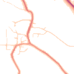 Daytime road noise heatmap for S35 0AH
