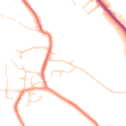 Daytime road noise heatmap for S35 0AJ