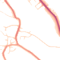 Daytime road noise heatmap for S35 0AW