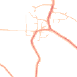 Daytime road noise heatmap for S35 0BA