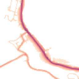 Daytime road noise heatmap for S35 0BQ
