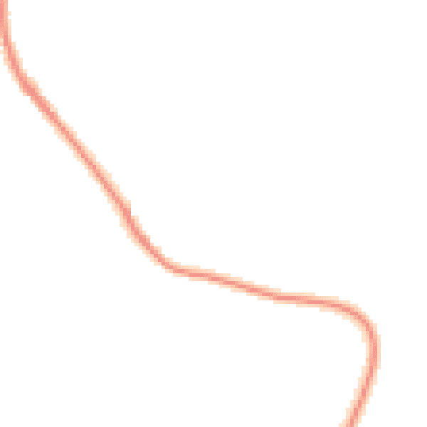Night-time road noise heatmap for S35 0BT