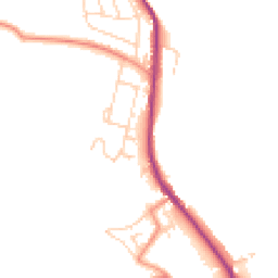 Daytime road noise heatmap for S35 0DF