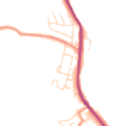Daytime road noise heatmap for S35 0DG