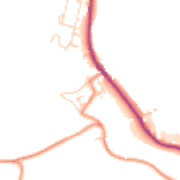 Daytime road noise heatmap for S35 0DL