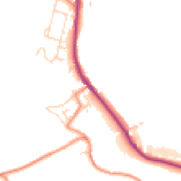 Daytime road noise heatmap for S35 0DP