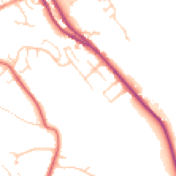 Daytime road noise heatmap for S35 0FG