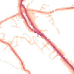 Daytime road noise heatmap for S35 0FZ