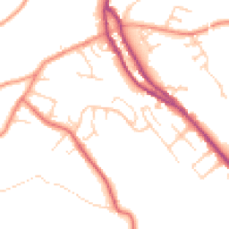 Daytime road noise heatmap for S35 0HY